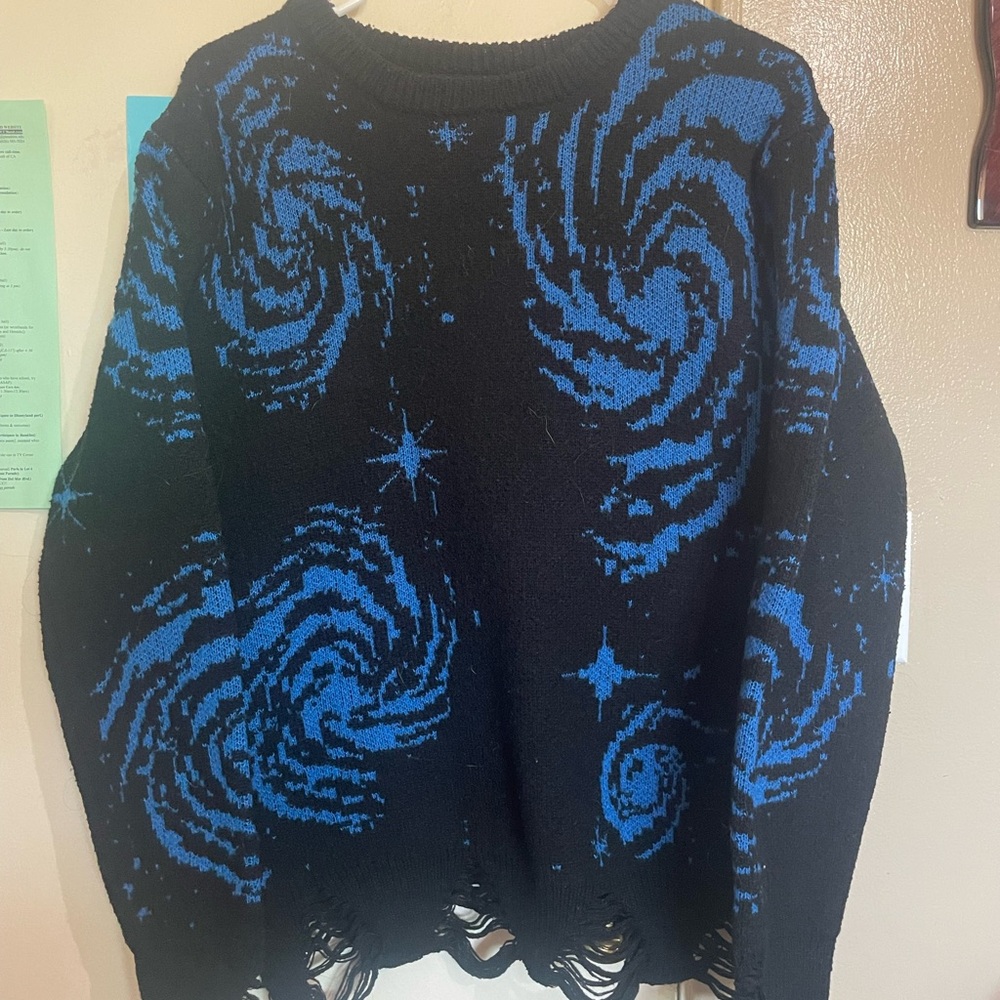 Men’s BAGGY GALAZY SWEATER | Small
